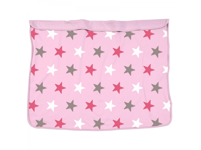 Levně Dooky Deka Blanket Baby Pink / Pink Stars