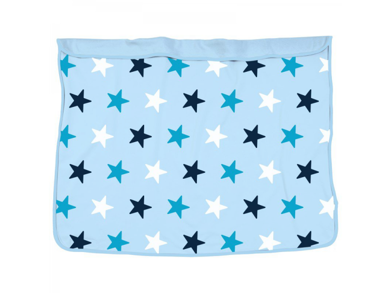 Levně Dooky Deka Blanket Baby Blue / Blue Stars