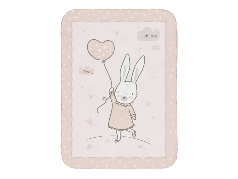 KikkaBoo Dětská deka Super Soft 80x110 cm Rabbits in Love