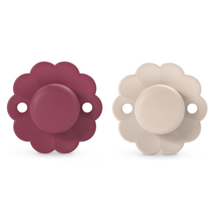 SUAVINEX Dudlík WONDER SX PRO fyzio. 6-18m, Viva Magenta-Mauve Chalk, 2ks