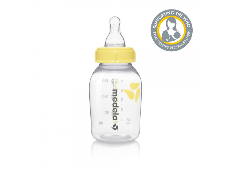 Levně Medela Láhev s dudlíkem 150 ml, velikost dudlíku S (0+)