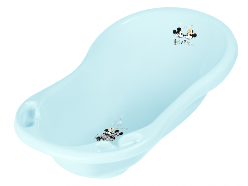 Levně Keeeper Dětská vanička 84cm "Mickey" se zátkou, Modrá