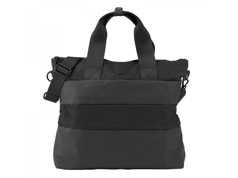 BabaBing Tote přebalovací taška/ batoh, Black (100% recyklovaný materiál)
