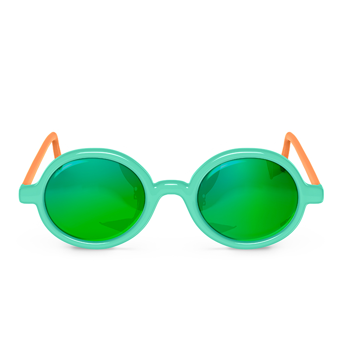 Levně SUAVINEX Dětské brýle kulaté polarizované 12-24m, Zelené