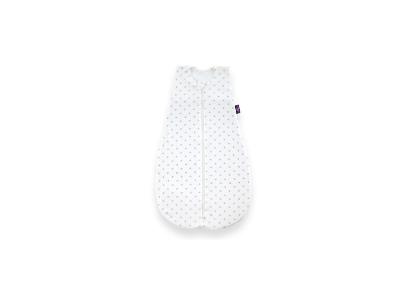 Träumeland Letní spací pytel Liebmich Sternchen grau 90 cm