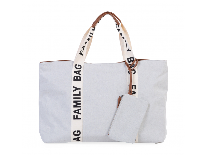 Levně Childhome Cestovní taška Family Bag Canvas Off White