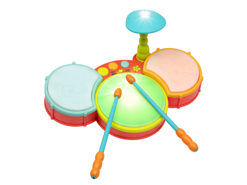 Levně B-Toys Bubenická sada Toy Drum Set