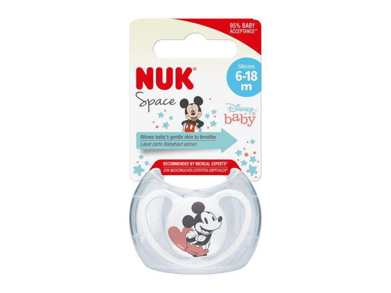 Levně NUK Dudlík Space DISNEY Mickey 6-18m. BOX
