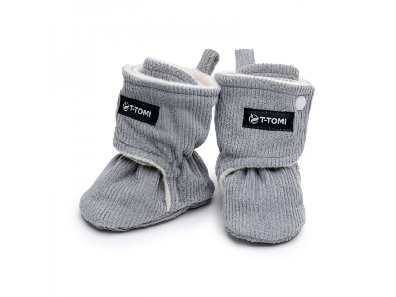 Levně T-TOMI Capáčky Grey (6-9 měsíců) WARM