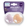 Philips AVENT Šidítko Ultrasoft Premium neutral 6-18m dívka, 2 ks