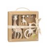 Vulli Trio žirafy Sophie - standartní žirafa Sophie, kousátko a klíčenka ze 100% kaučuku