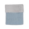 Koeka Pletená deka Vizela soft blue/silver grey
