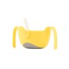 B.BOX Miska s brčkem XL-žlutá 500 ml