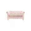 Kids Concept Pohovka Chesterfield Velvet Light Pink