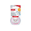 NUK dudlík Space holka, 0-6 měsíců box- VÝPRODEJ DVOREČEK