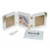 Baby Art Gold Dipped Frame Double White