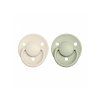 Bibs Dudlíky DE LUX SILIKON Ivory/Sage 2ks, one size