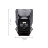 Britax Römer Autosedačka Dualfix 3 i-size Bundle Flex iSense, Graphite Marble