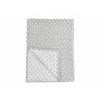 Meyco deka do kočárku/kolébky 75x100cm Little dots grey