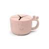 DONE BY DEER Peekaboo svačinový hrneček Raffi - růžový