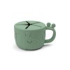 DONE BY DEER Peekaboo svačinový hrneček Raffi - zelený