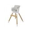 Bababing Una jídelní židle, White / Grey