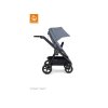 Stokke Kočárek Beat™, Blue Melange - set s hlubokou korbou