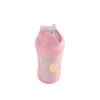 Hrnek se silikonovým brčkem 220ml 8m+ Moony me Pink