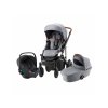 Britax Römer Set 3v1 kočárek Smile III + hl. korba + autosedačka Baby Safe 3 I-SIZE, Frost Grey/Brown