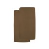 Meyco žerzejové prostěradlo 2-balení 60x120 chocolate