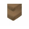 Meyco žerzejové prostěradlo 2-balení 60x120 chocolate