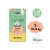 Muumi Baby 5 MAXI PLUS 10–16 kg (66 ks), eko pleny