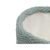 Jollein Košík pletený River Knit Ash Green- VÝPRODEJ DVOREČEK
