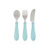 Beaba Dětský příbor 3-dílný Green - VÝPRODEJ DVOREČEK