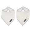 Bebe-jou Bandana slintáček Fabulous Shadow White 2ks