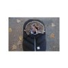 7AM Enfant Fusak na autosedačku Car Seat Cocoon Black Fur