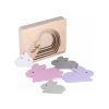 KINDSGUT Dřevěné puzzle zajíc