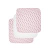 Luma Mušelínová plenka z bambusu 70x70 cm 3ks Racoon Pink