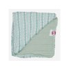 Lodger Dreamer Muslin Stripe Xandu Silt Green 120 x 120 cm