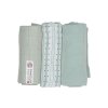 Lodger Swaddler Empire Stripe 3balení 70 x 70 cm Dust Turquoise