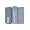 Lodger Swaddler Empire Stripe 3balení 70 x 70 cm Ocean