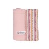 Lodger Swaddler Print/Solid 2balení 120 x 120 cm Sensitive/Stripe