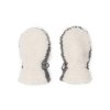 Lodger Mittens Teddy Off White 6 - 12 měsíců