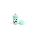 Twistshake Kojenecká láhev Anti-Colic skleněná 180 ml Pastelově zelená - VÝPRODEJ DVOREČEK