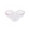 Bo Jungle skleněné misky s víčky B-GLASS BOWLS 280ml White/Grey/Pink
