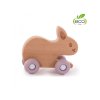 Bo Jungle dřevěná hračka B-WOODY Rabbit Pastel Pink