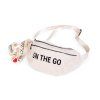 Ledvinka On The Go Teddy Off White - dvoreček