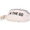 Ledvinka On The Go Teddy Off White - dvoreček