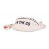 Ledvinka On The Go Teddy Off White - dvoreček