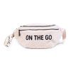 Ledvinka On The Go Teddy Off White - dvoreček